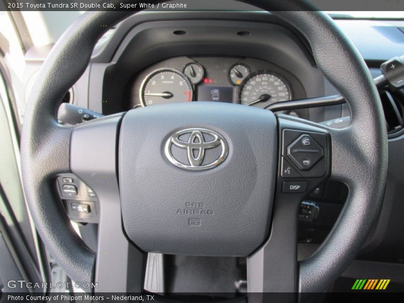 Super White / Graphite 2015 Toyota Tundra SR Double Cab