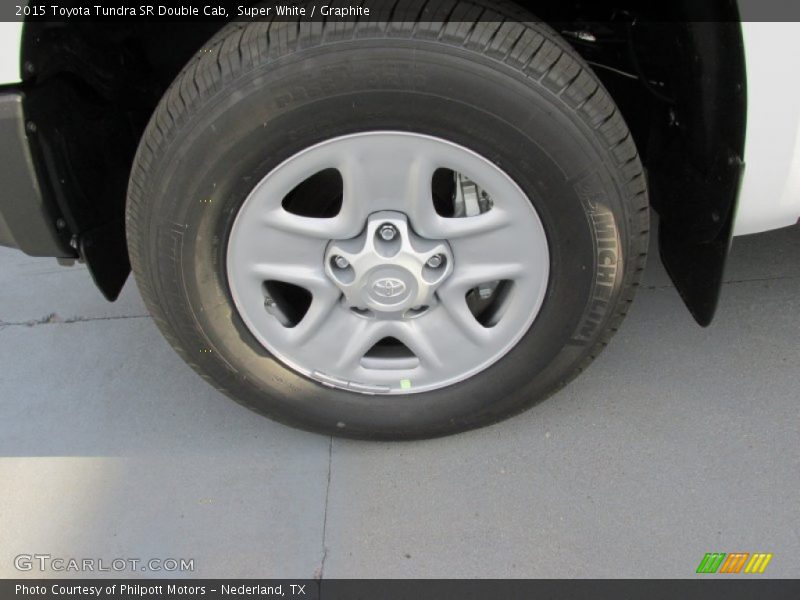 Super White / Graphite 2015 Toyota Tundra SR Double Cab