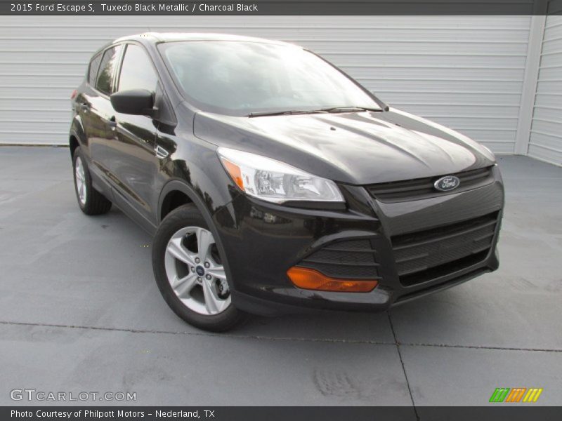 Tuxedo Black Metallic / Charcoal Black 2015 Ford Escape S