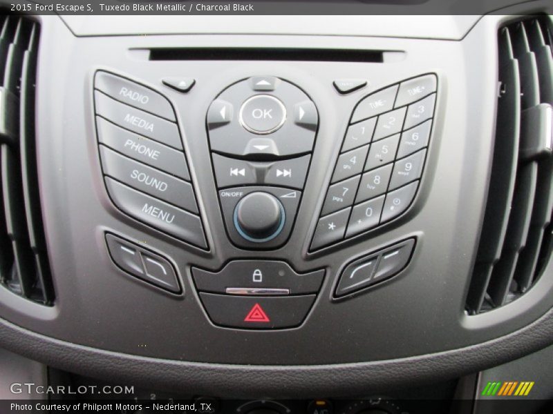 Tuxedo Black Metallic / Charcoal Black 2015 Ford Escape S
