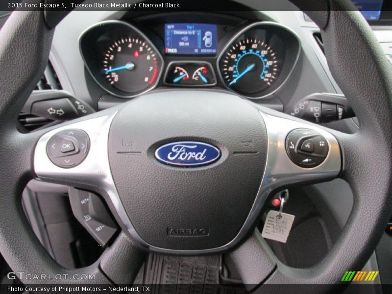 Tuxedo Black Metallic / Charcoal Black 2015 Ford Escape S