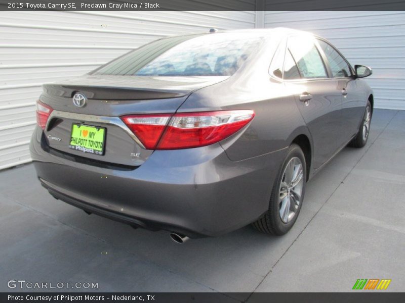 Predawn Gray Mica / Black 2015 Toyota Camry SE