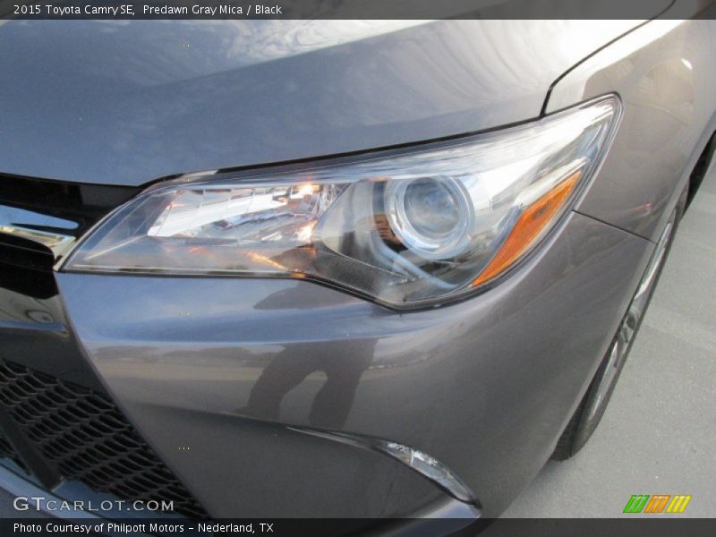 Predawn Gray Mica / Black 2015 Toyota Camry SE