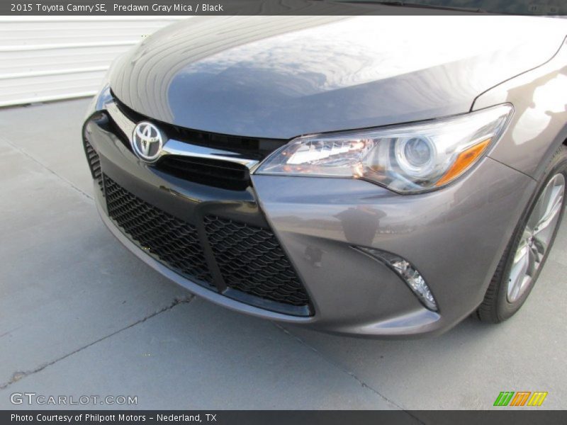 Predawn Gray Mica / Black 2015 Toyota Camry SE