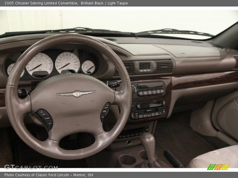 Brilliant Black / Light Taupe 2005 Chrysler Sebring Limited Convertible