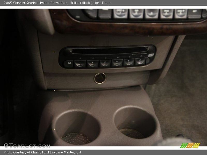 Brilliant Black / Light Taupe 2005 Chrysler Sebring Limited Convertible