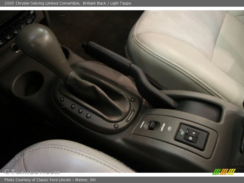 Brilliant Black / Light Taupe 2005 Chrysler Sebring Limited Convertible