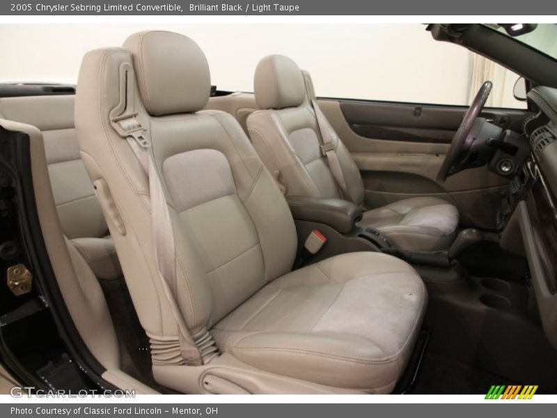 Brilliant Black / Light Taupe 2005 Chrysler Sebring Limited Convertible