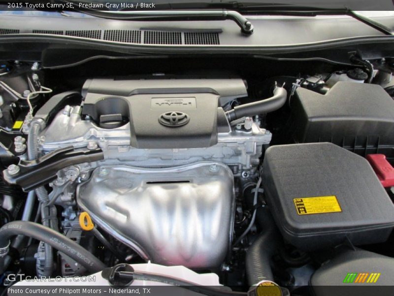 Predawn Gray Mica / Black 2015 Toyota Camry SE