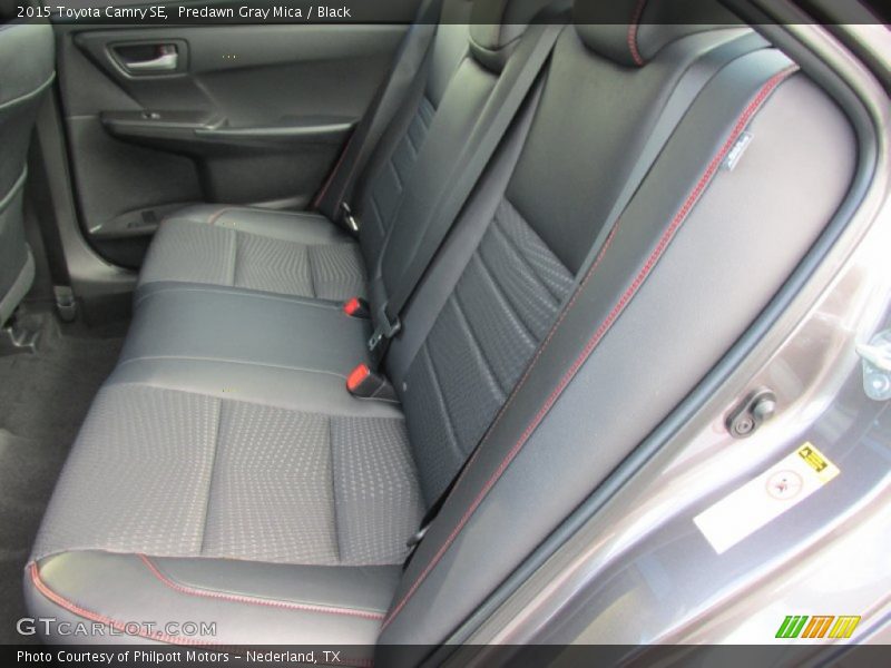 Predawn Gray Mica / Black 2015 Toyota Camry SE