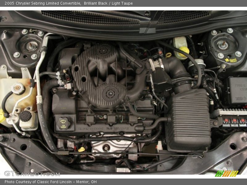 Brilliant Black / Light Taupe 2005 Chrysler Sebring Limited Convertible