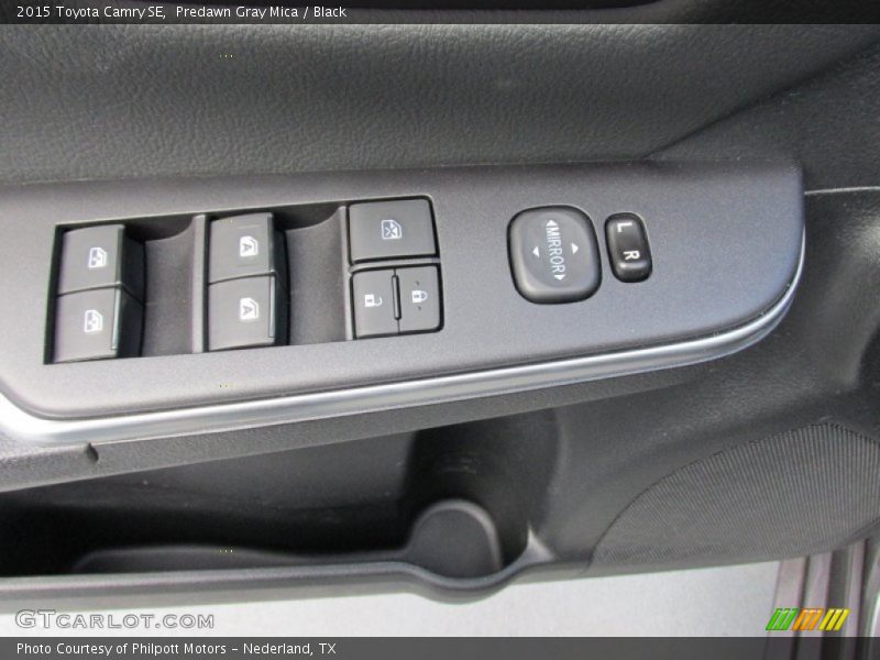 Predawn Gray Mica / Black 2015 Toyota Camry SE