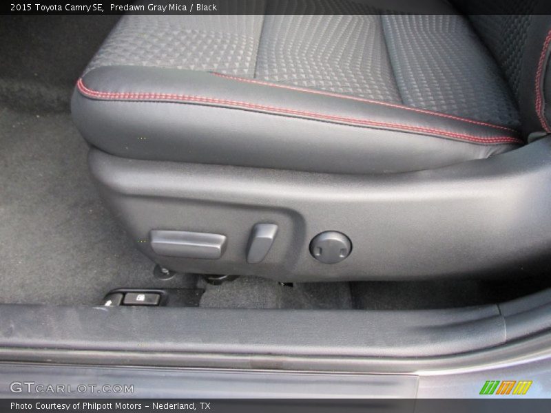 Predawn Gray Mica / Black 2015 Toyota Camry SE