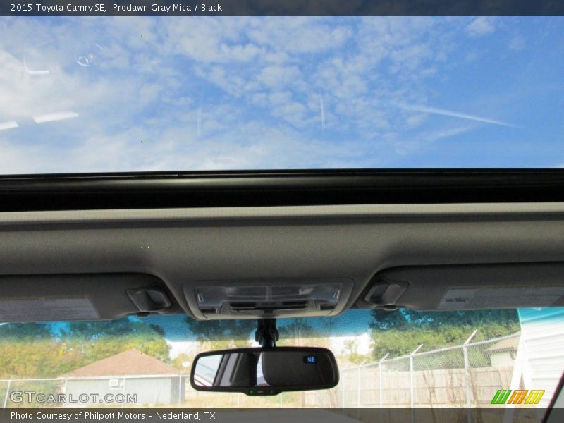 Predawn Gray Mica / Black 2015 Toyota Camry SE