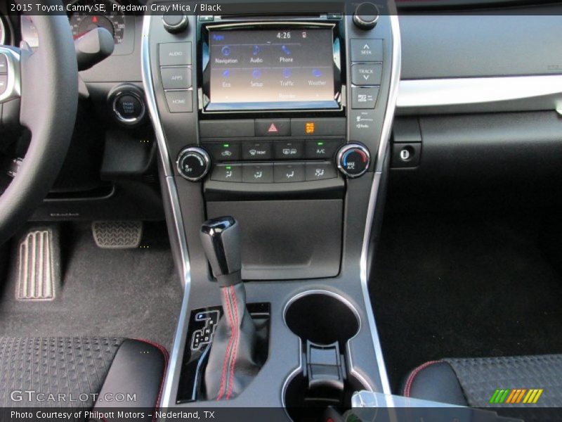 Predawn Gray Mica / Black 2015 Toyota Camry SE
