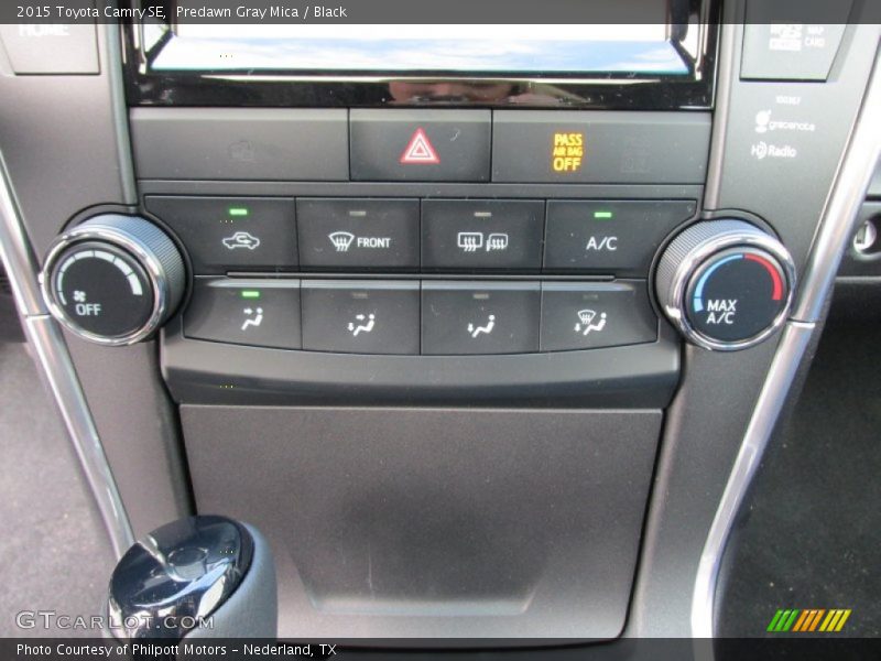 Predawn Gray Mica / Black 2015 Toyota Camry SE