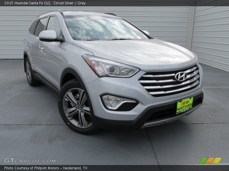 Circuit Silver / Gray 2015 Hyundai Santa Fe GLS