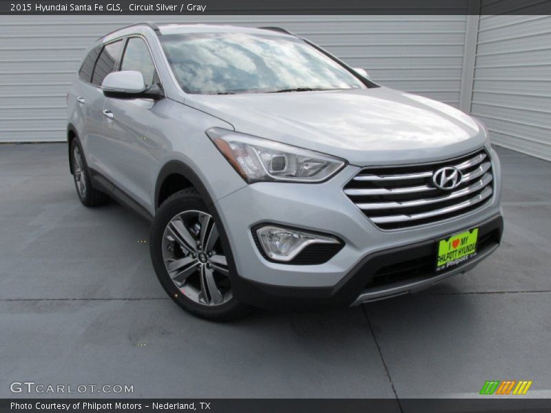 Circuit Silver / Gray 2015 Hyundai Santa Fe GLS