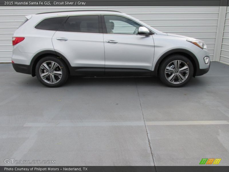 Circuit Silver / Gray 2015 Hyundai Santa Fe GLS