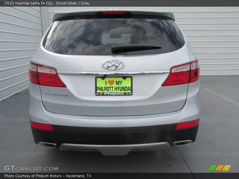Circuit Silver / Gray 2015 Hyundai Santa Fe GLS