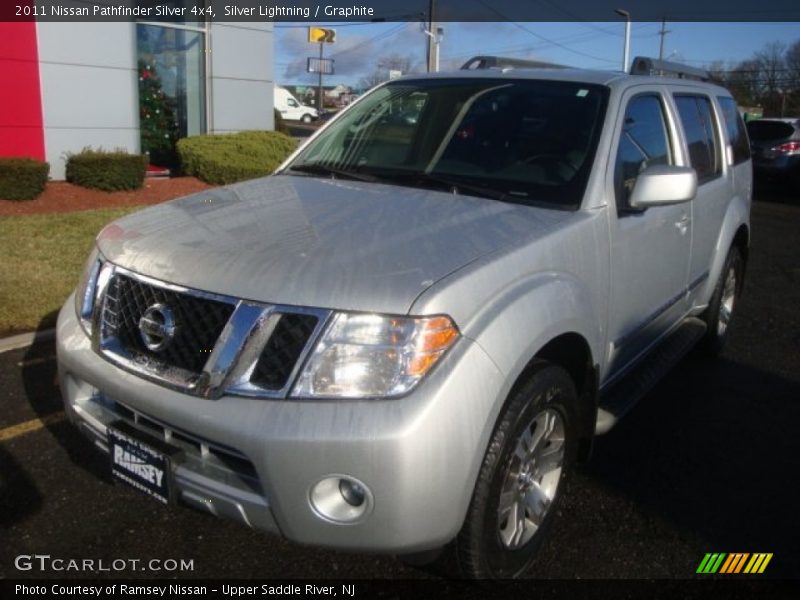 Silver Lightning / Graphite 2011 Nissan Pathfinder Silver 4x4