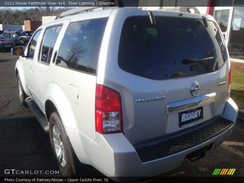 Silver Lightning / Graphite 2011 Nissan Pathfinder Silver 4x4