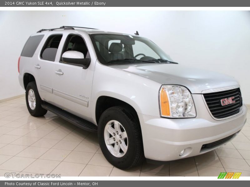 Quicksilver Metallic / Ebony 2014 GMC Yukon SLE 4x4