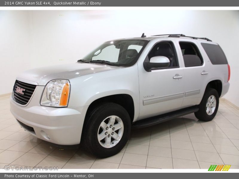 Quicksilver Metallic / Ebony 2014 GMC Yukon SLE 4x4