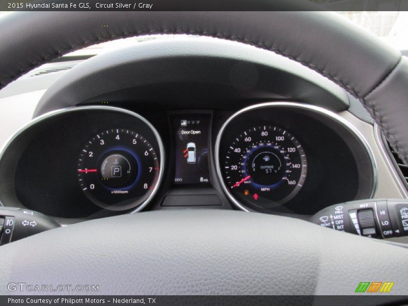 Circuit Silver / Gray 2015 Hyundai Santa Fe GLS