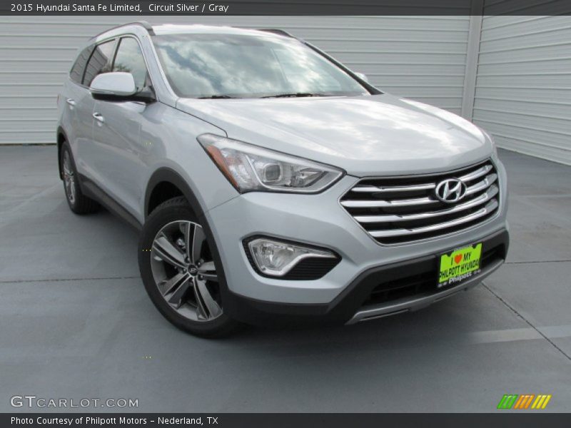 Circuit Silver / Gray 2015 Hyundai Santa Fe Limited