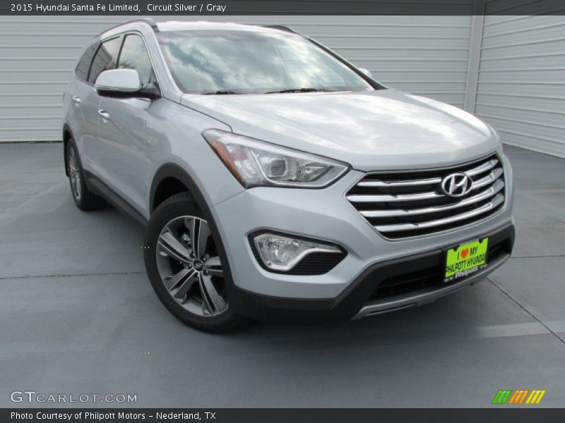 Circuit Silver / Gray 2015 Hyundai Santa Fe Limited