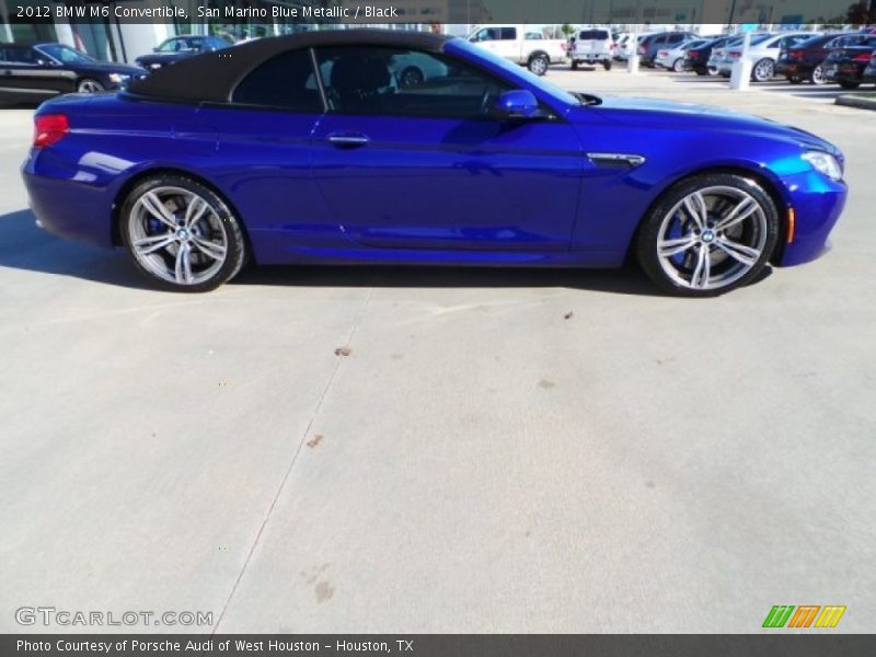  2012 M6 Convertible San Marino Blue Metallic
