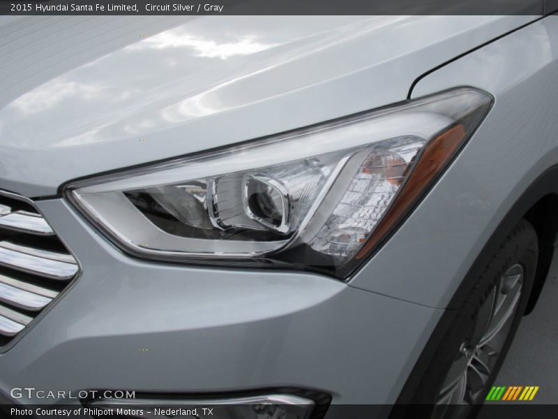 Circuit Silver / Gray 2015 Hyundai Santa Fe Limited