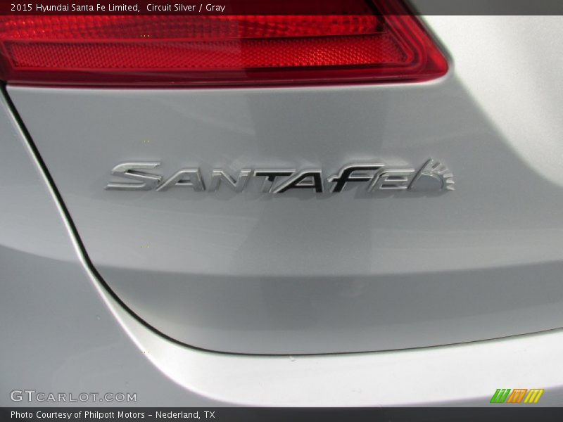 Circuit Silver / Gray 2015 Hyundai Santa Fe Limited