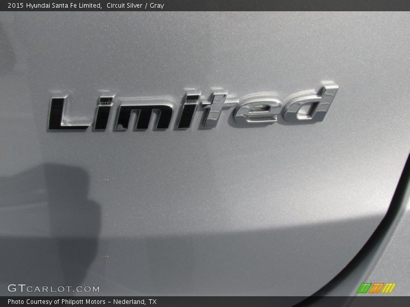Circuit Silver / Gray 2015 Hyundai Santa Fe Limited