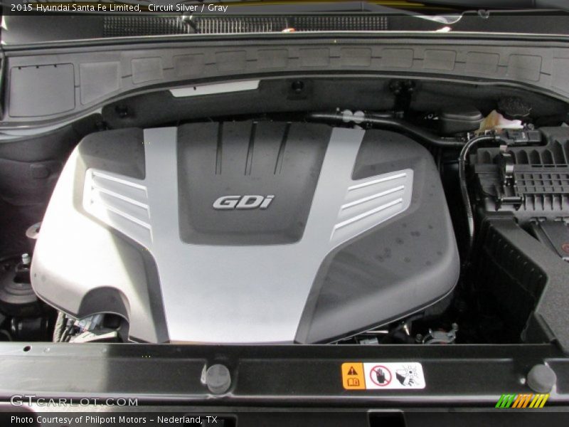 Circuit Silver / Gray 2015 Hyundai Santa Fe Limited