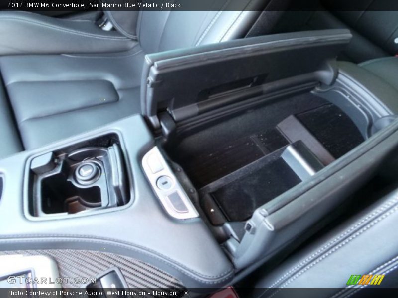 San Marino Blue Metallic / Black 2012 BMW M6 Convertible