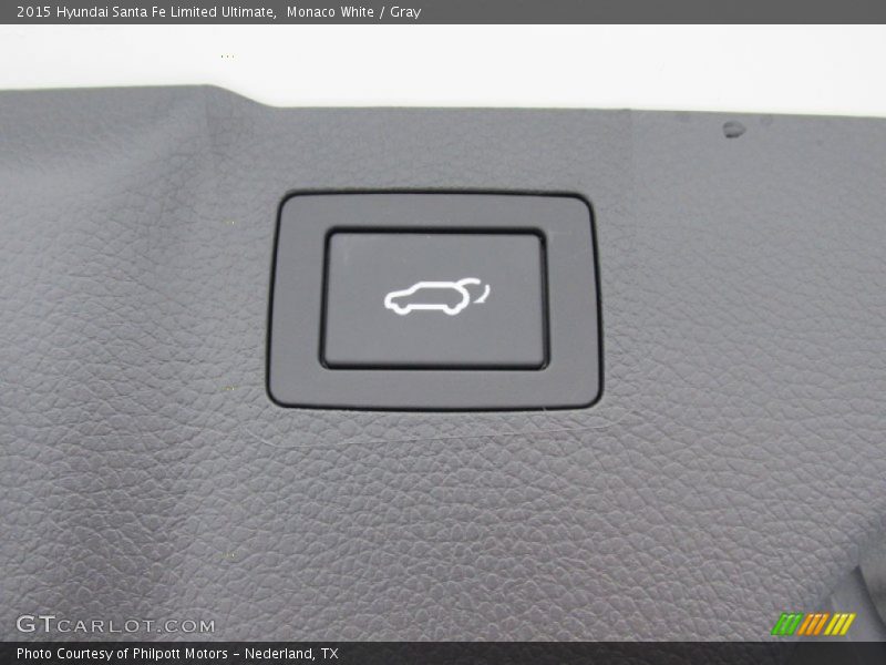 Monaco White / Gray 2015 Hyundai Santa Fe Limited Ultimate