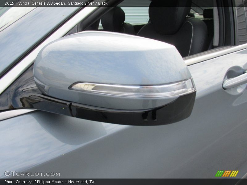 Santiago Silver / Black 2015 Hyundai Genesis 3.8 Sedan
