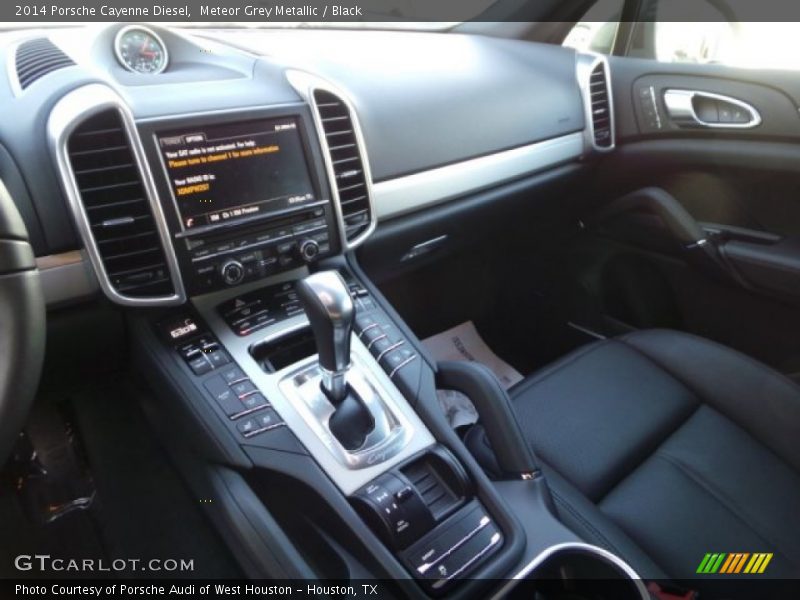 Meteor Grey Metallic / Black 2014 Porsche Cayenne Diesel