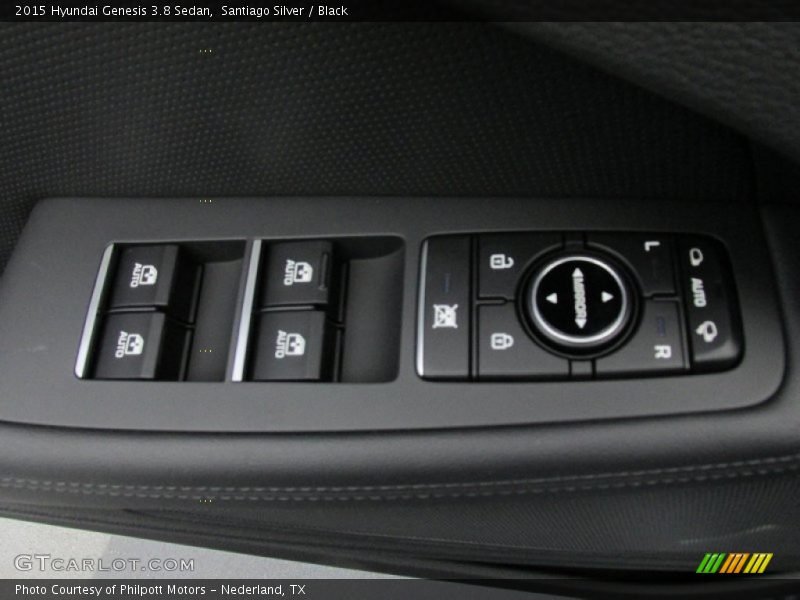 Santiago Silver / Black 2015 Hyundai Genesis 3.8 Sedan