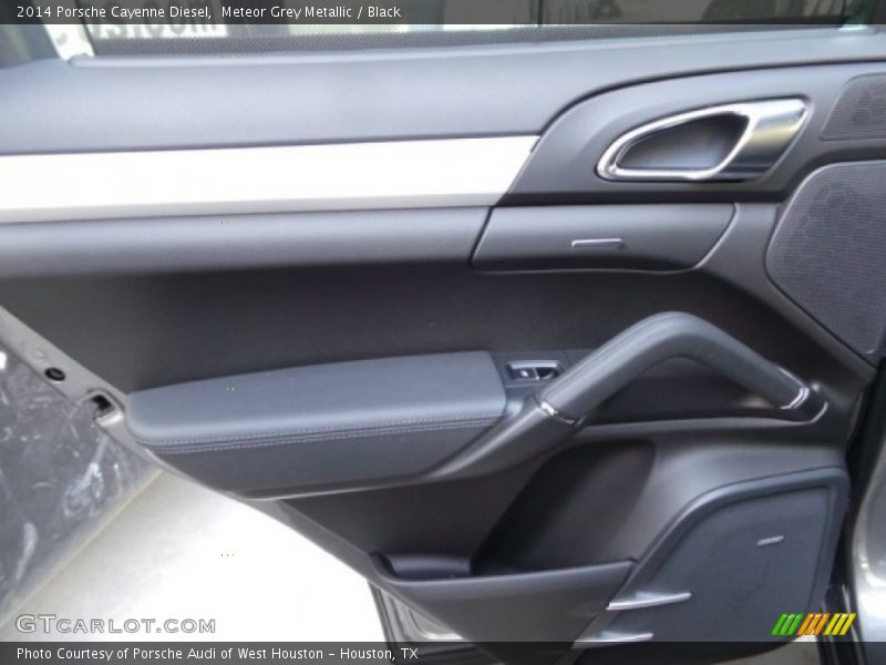 Meteor Grey Metallic / Black 2014 Porsche Cayenne Diesel