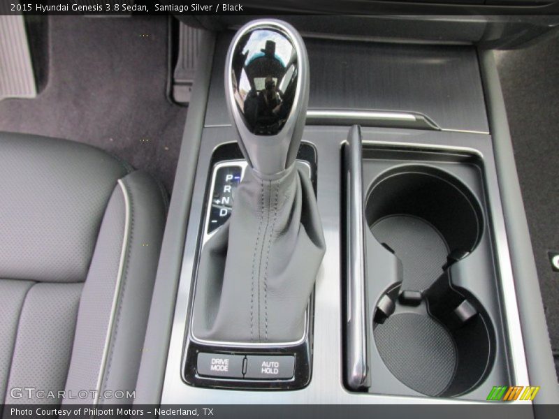 Santiago Silver / Black 2015 Hyundai Genesis 3.8 Sedan
