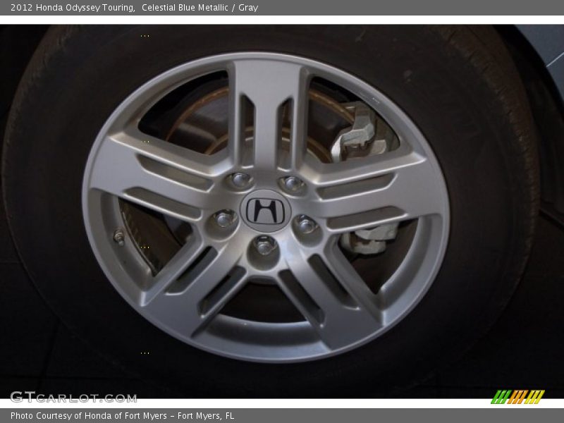 Celestial Blue Metallic / Gray 2012 Honda Odyssey Touring