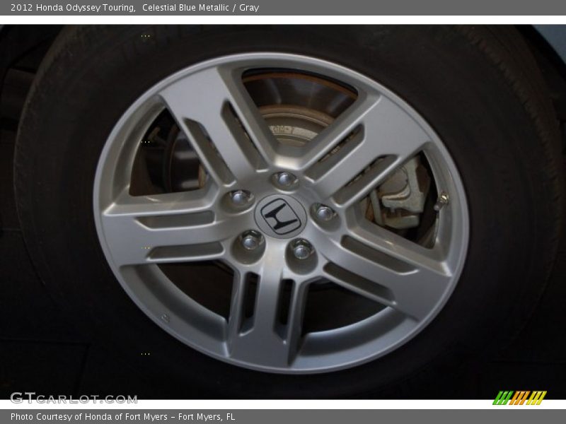 Celestial Blue Metallic / Gray 2012 Honda Odyssey Touring
