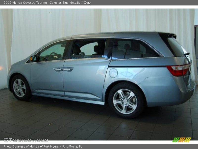 Celestial Blue Metallic / Gray 2012 Honda Odyssey Touring