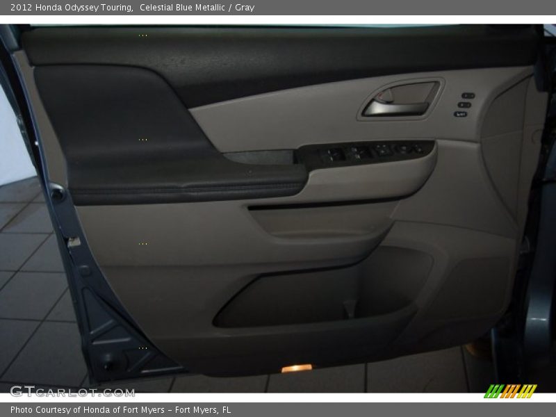 Celestial Blue Metallic / Gray 2012 Honda Odyssey Touring