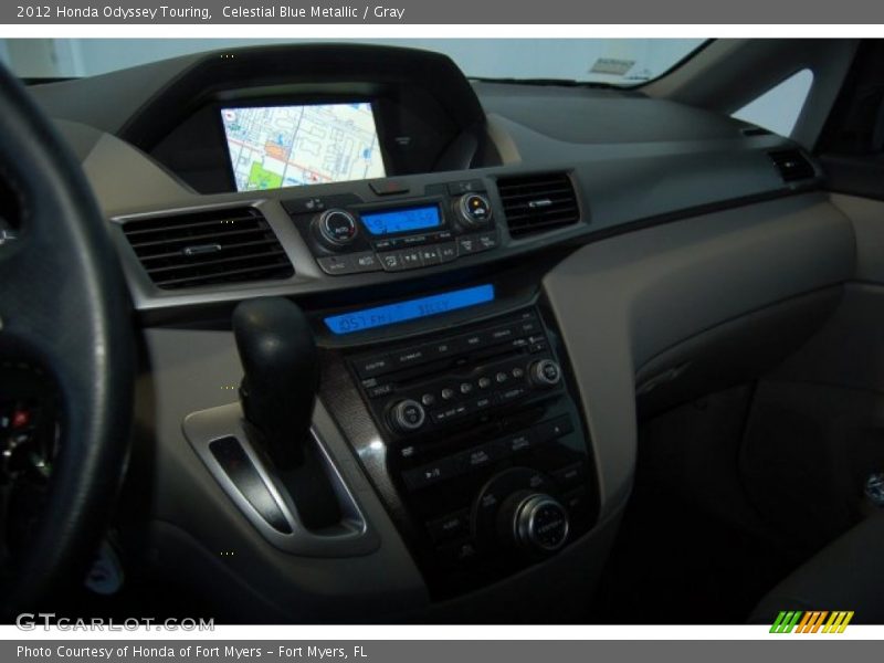 Celestial Blue Metallic / Gray 2012 Honda Odyssey Touring