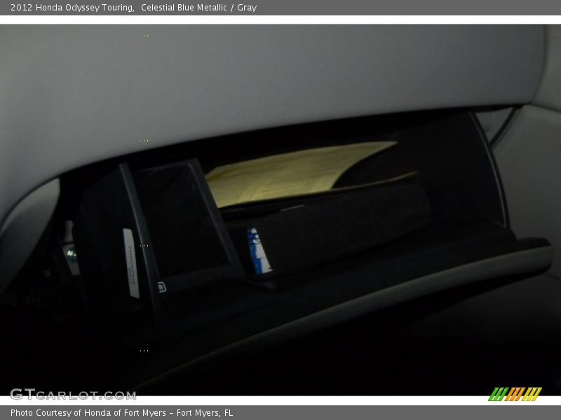 Celestial Blue Metallic / Gray 2012 Honda Odyssey Touring