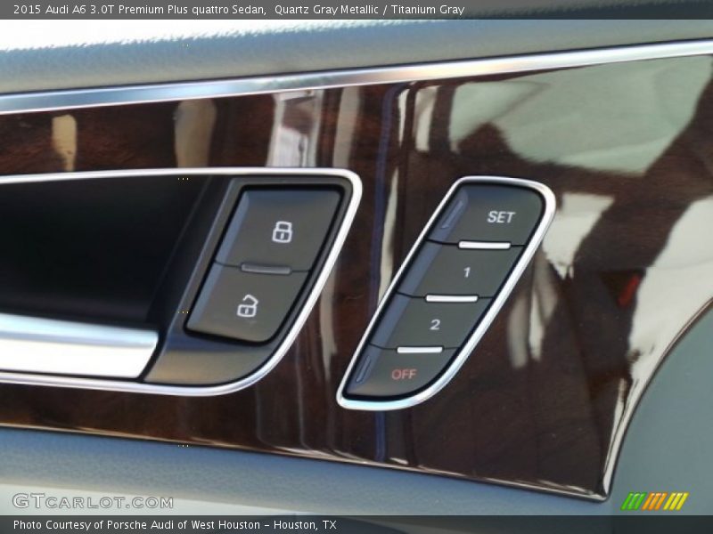Quartz Gray Metallic / Titanium Gray 2015 Audi A6 3.0T Premium Plus quattro Sedan